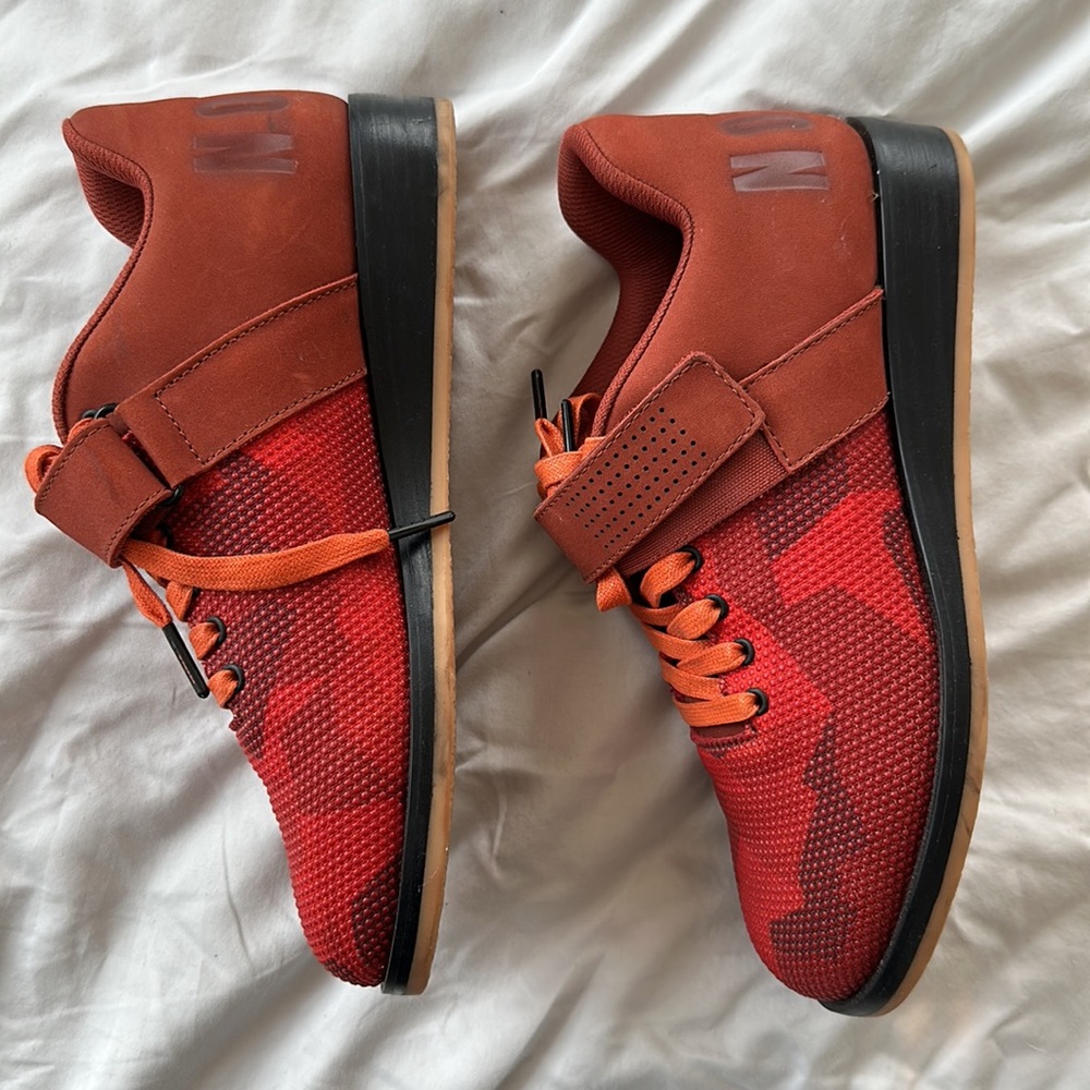 NOBULL Red & Orange Athletic Training Shoes - Picture 2 of 6